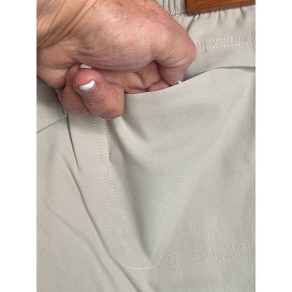 Eddie Bauer Rainers Beige Elastic Waist Skort Pockets PickleballTennis Size 16 - Picture 11 of 11